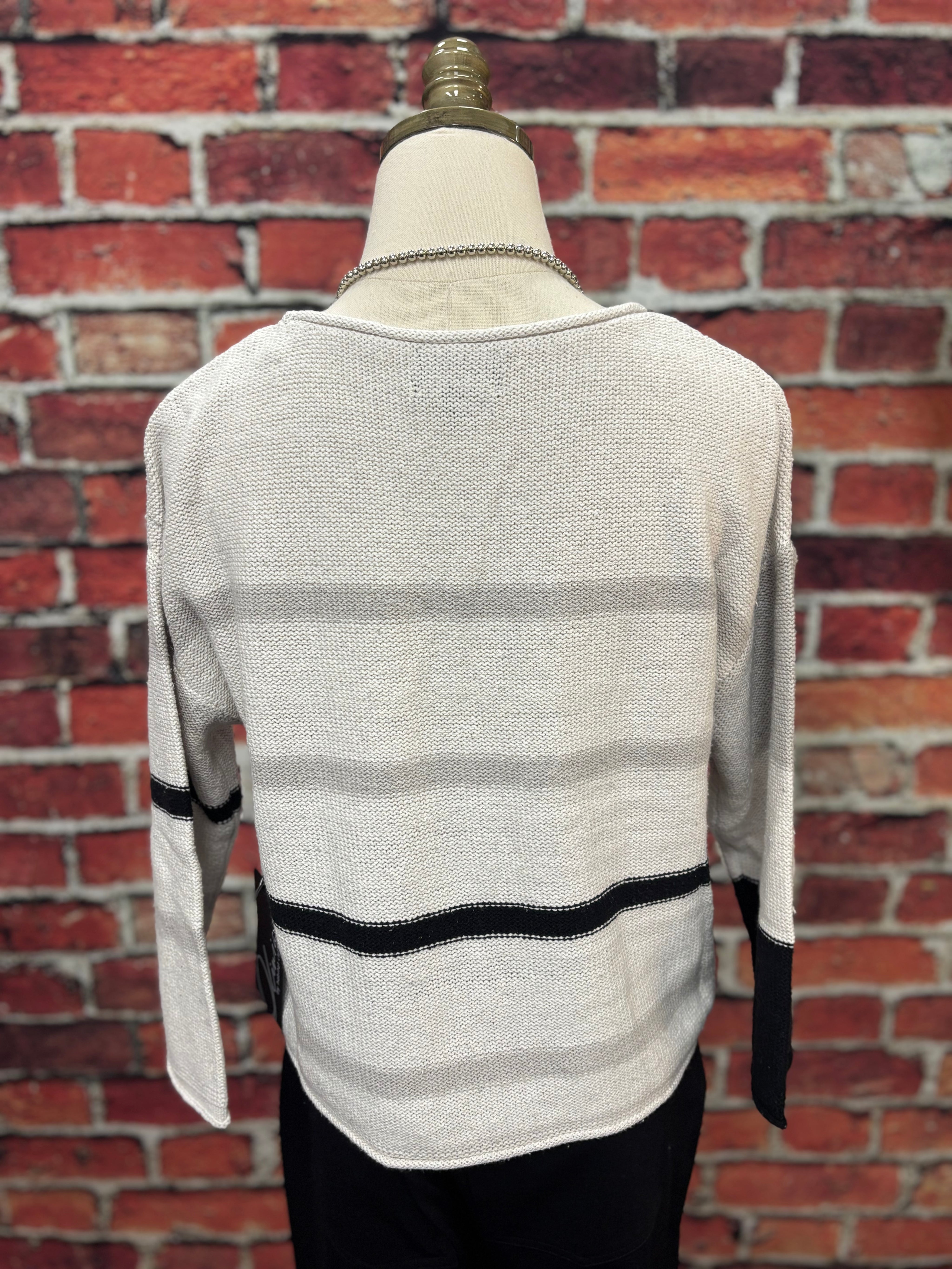 Modern Luxe Silk Blend Colorblock Knit *FINAL SALE*