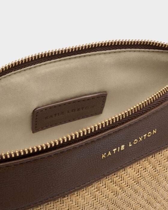 Wristlet Raffia Clutch
