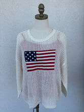 Load image into Gallery viewer, Coastal Freedom Knit Sweater
