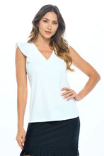 Load image into Gallery viewer, Coleen Tiered Cap Sleeve Top
