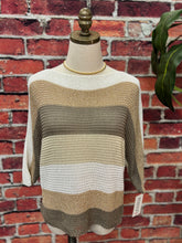 Load image into Gallery viewer, Lightweight Stripe Knit Sweater

