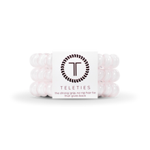Load image into Gallery viewer, Spiral Hair Coils | Large | Rose Water Pink Hair Ties
