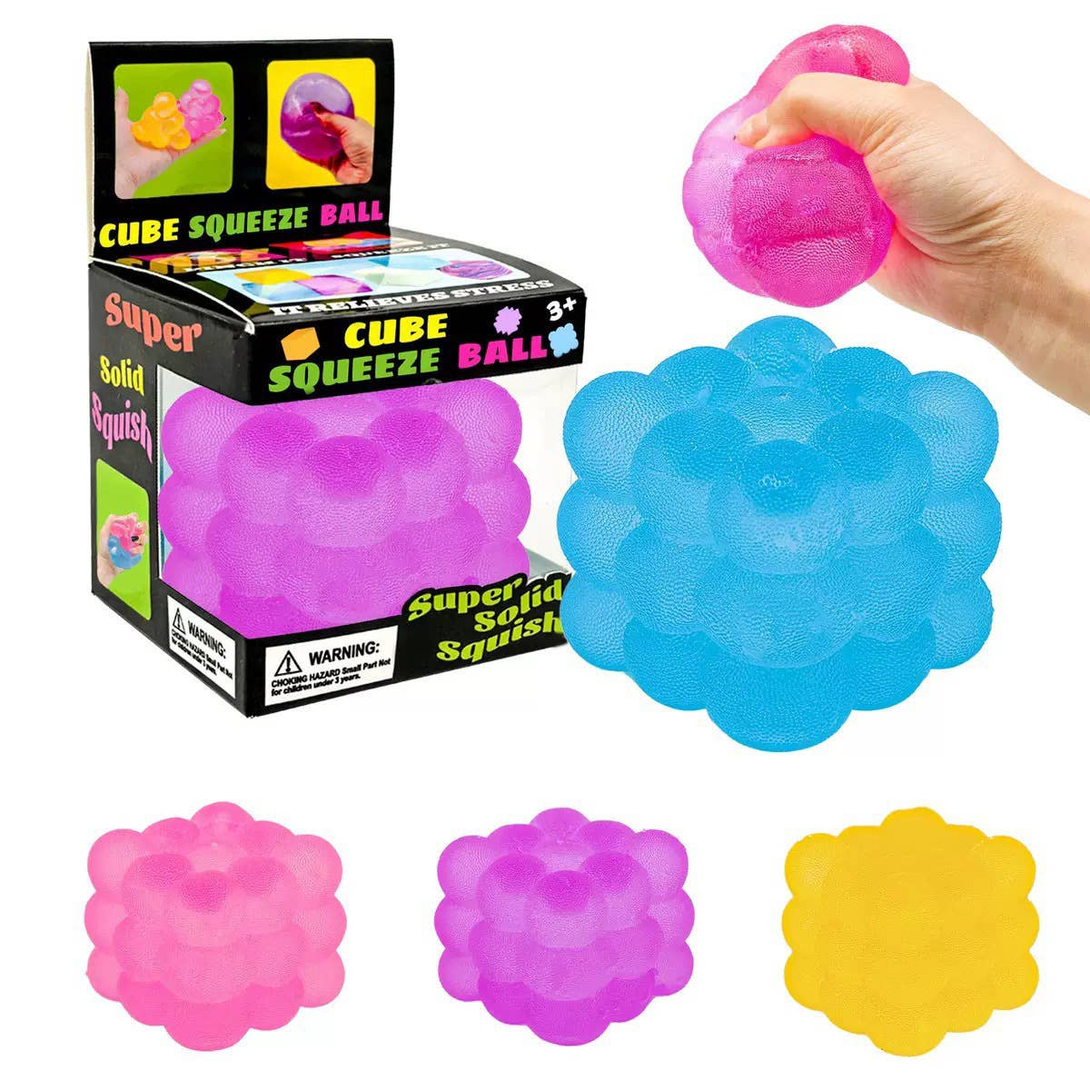 Cube Squeeze ball Toy Stress Relief fidget Toy