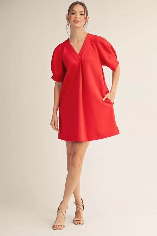 Easy Living V-Neck Dress