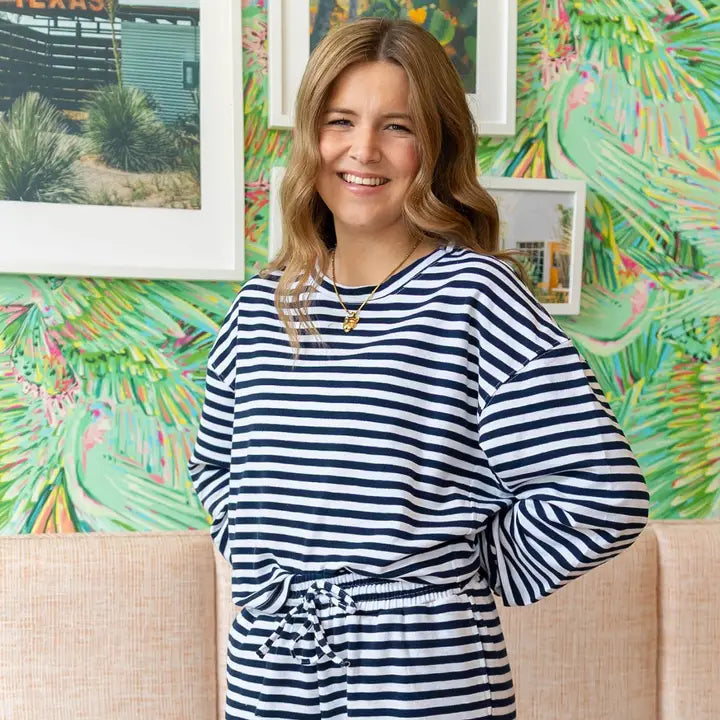 Lulu Mac Striped Long Sleeve Top