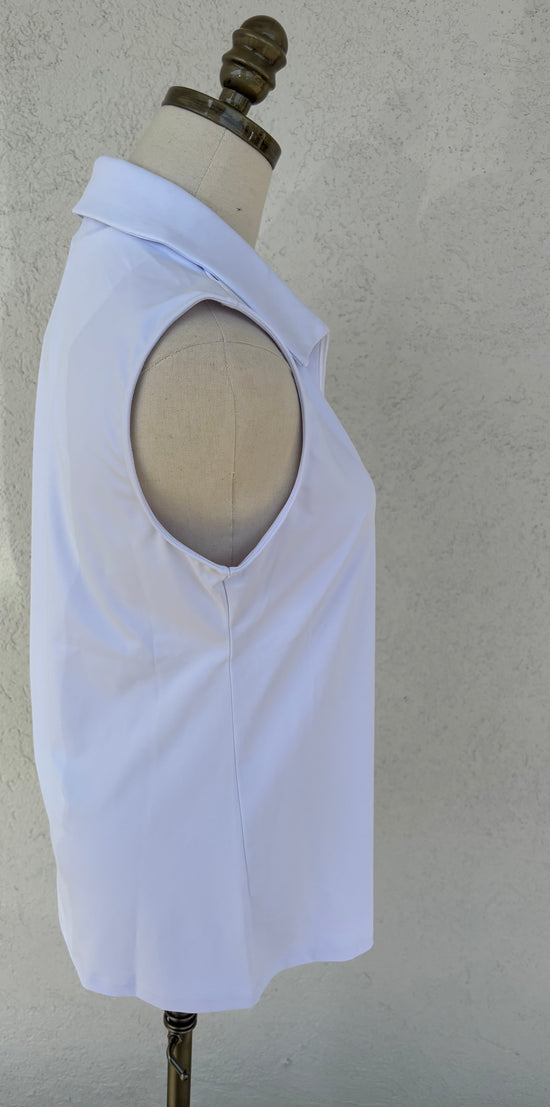 Laurie Half Zip Polo Top