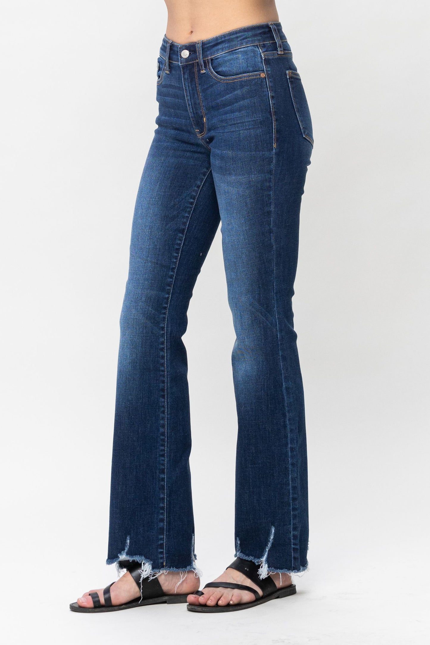 Judy Blue Mid-Rise Non Distressed Hem Bootcut *FINAL SALE*