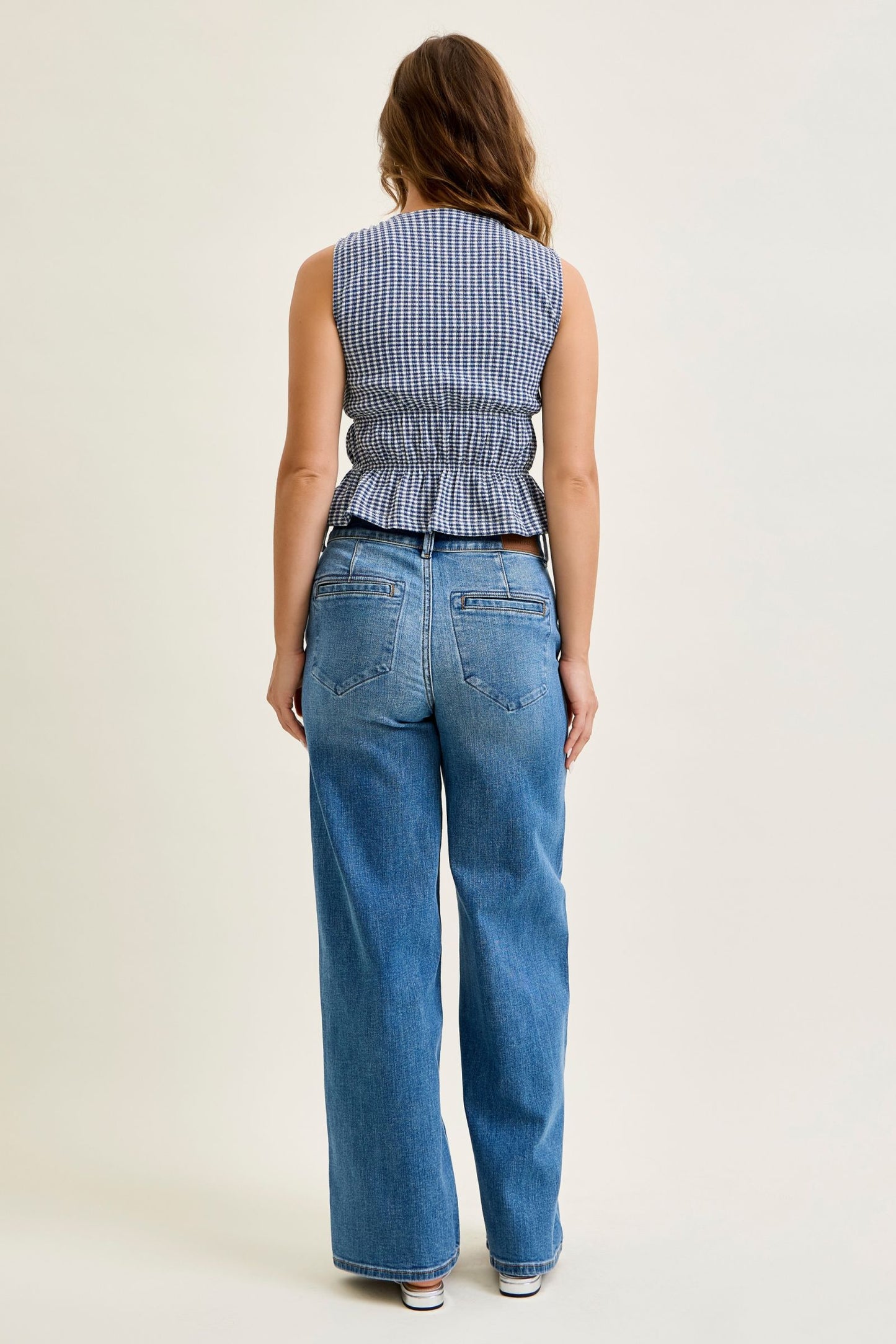 Judy Blue HW Column W/ Trouser Styling (S-R-L INSEAM)