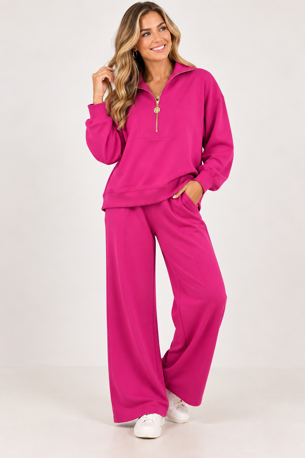 Morgan Quarter Zip Jogging Set