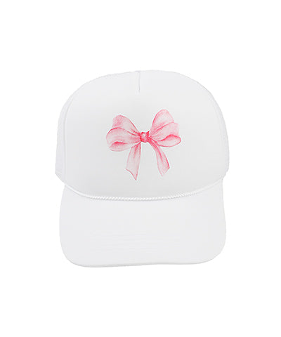 Trucker Hat With Bow *FINAL SALE*