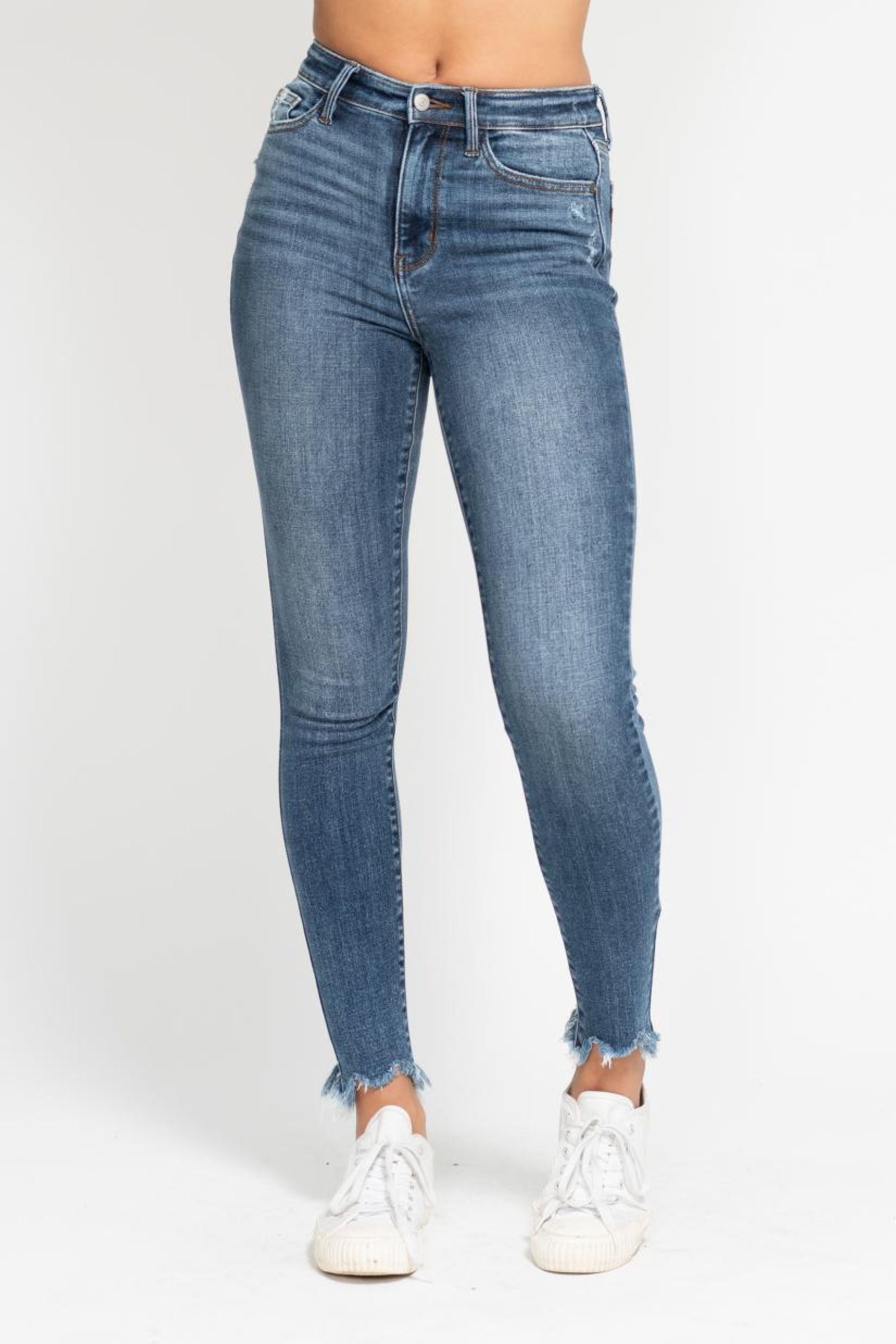Judy Blue HW Skinny W/Destroy