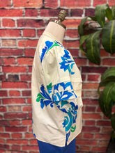 Load image into Gallery viewer, Coastal Bloom Cotton Blouse
