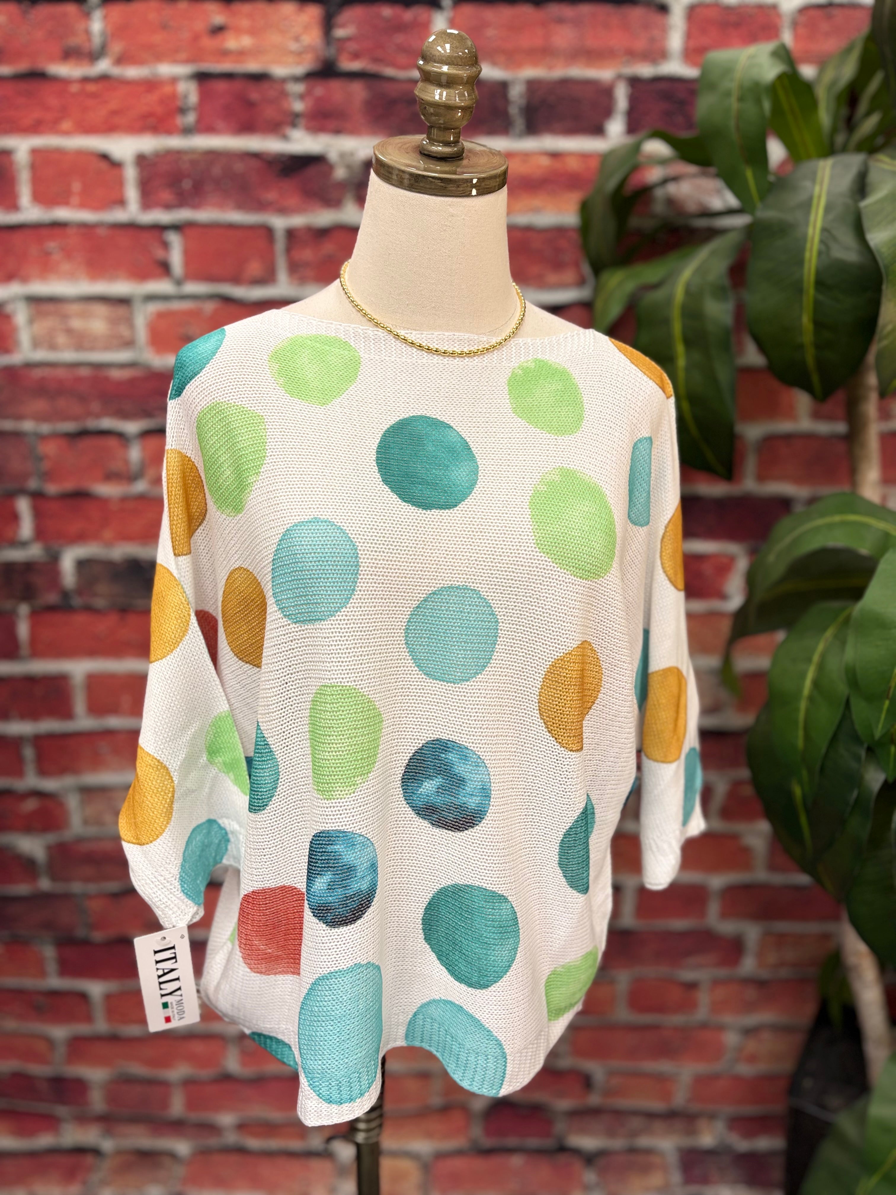 Made in Italy Artistic Lightweight Sweater