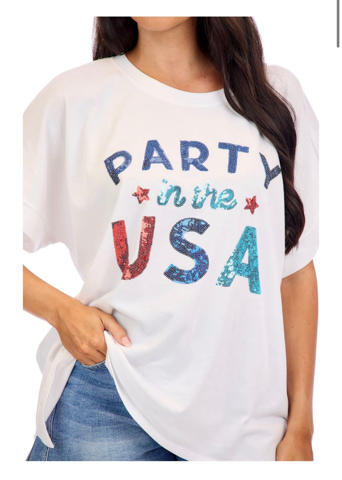 Americana Sparkle Top