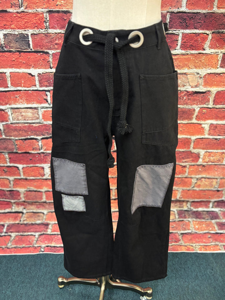 Downtown Patchwork Cotton Pant