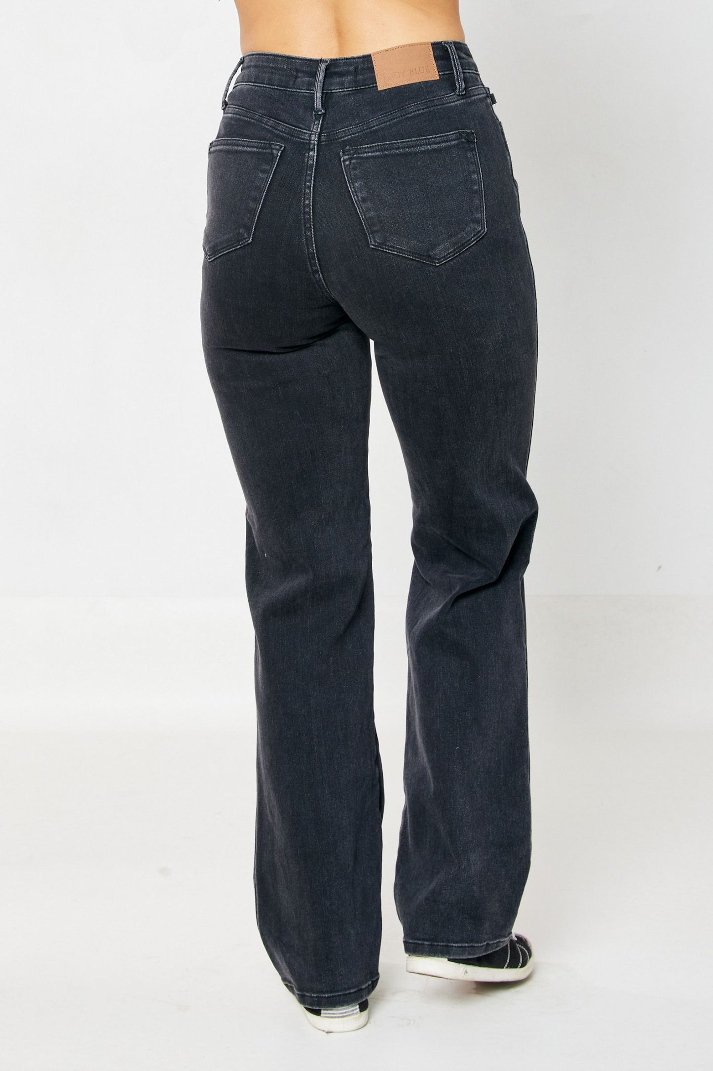 Judy Blue HW Rigid Magic 90'S Knee Destroy Straight