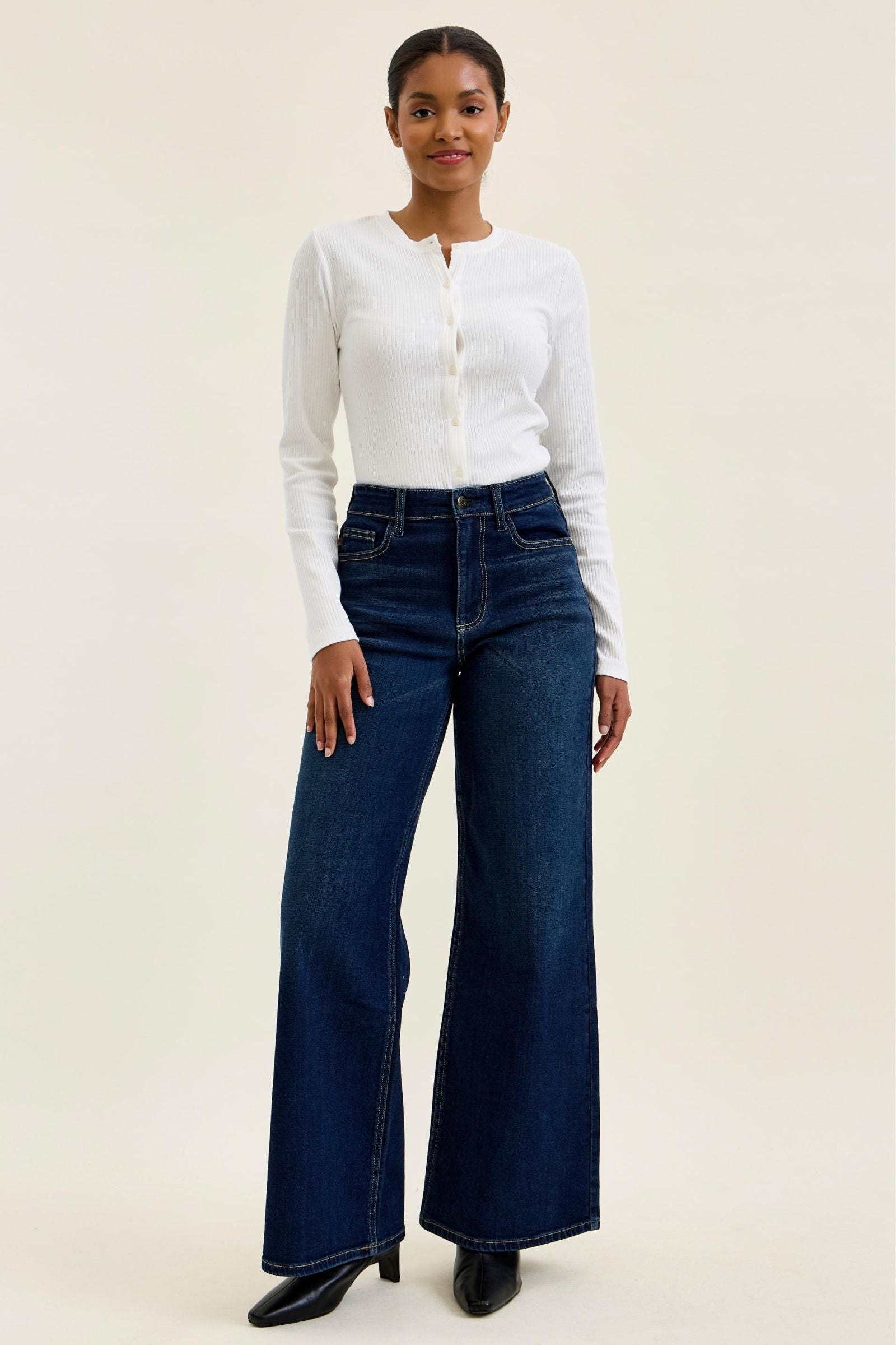 Judy Blue Lux Retro Wide Leg Pant