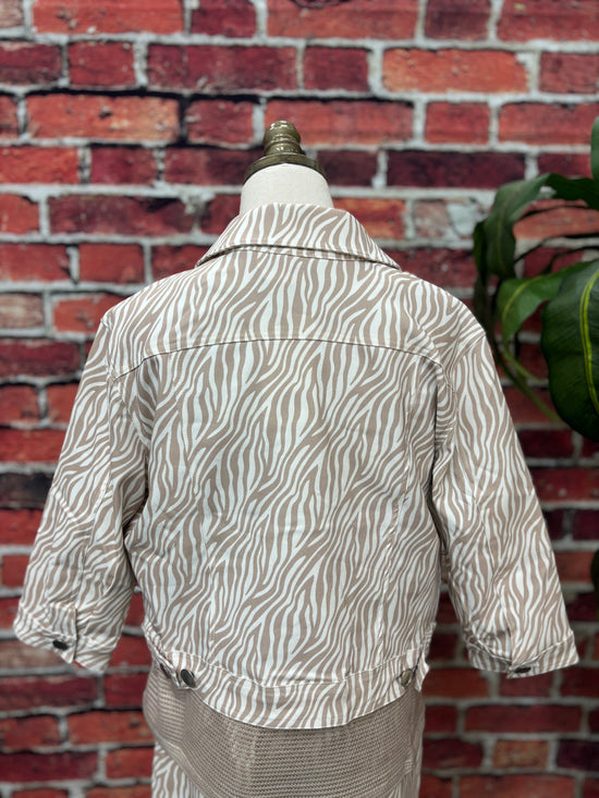 Savanna Breeze Zebra Jacket