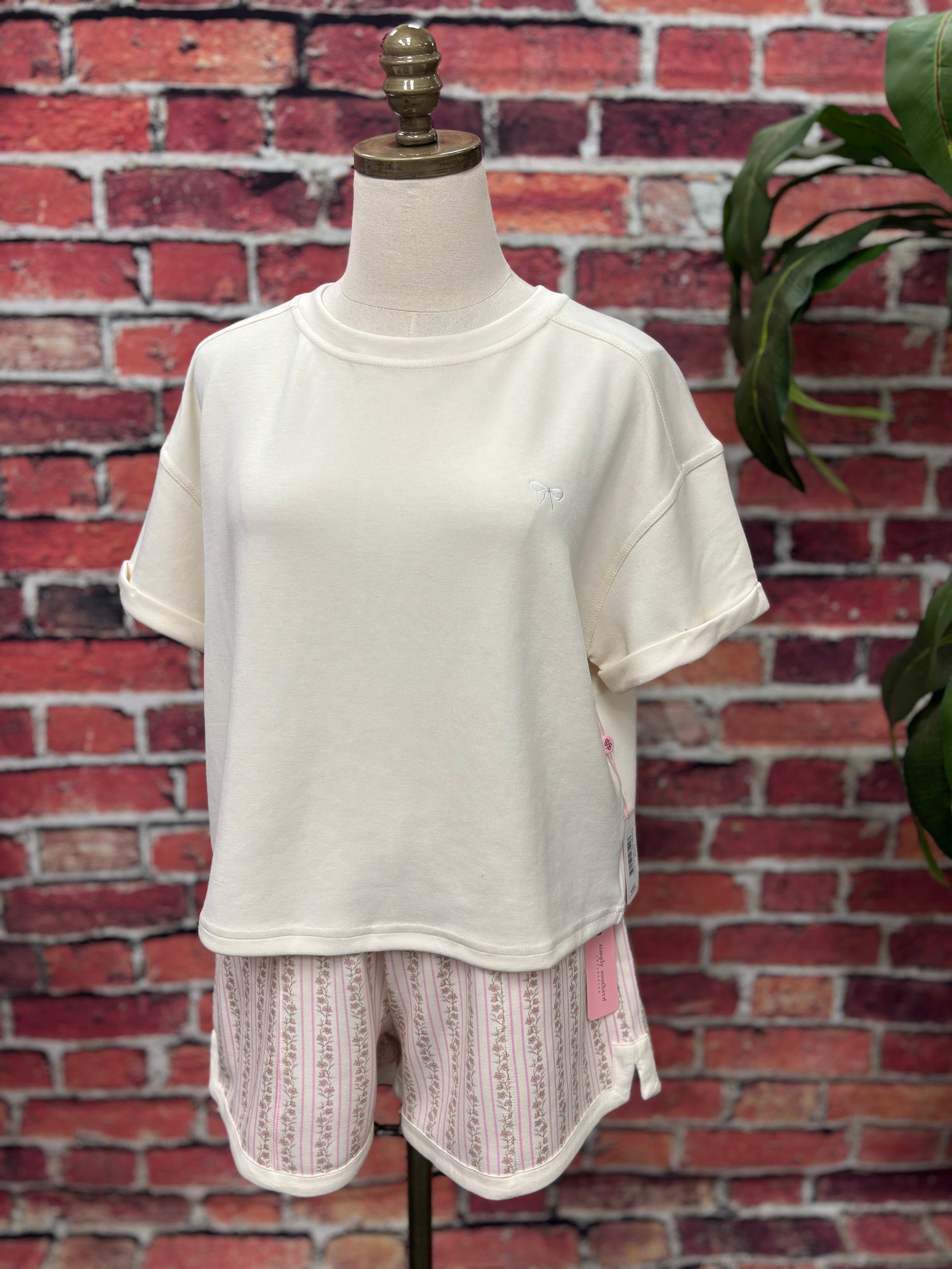 Soft Knit Bow Tee