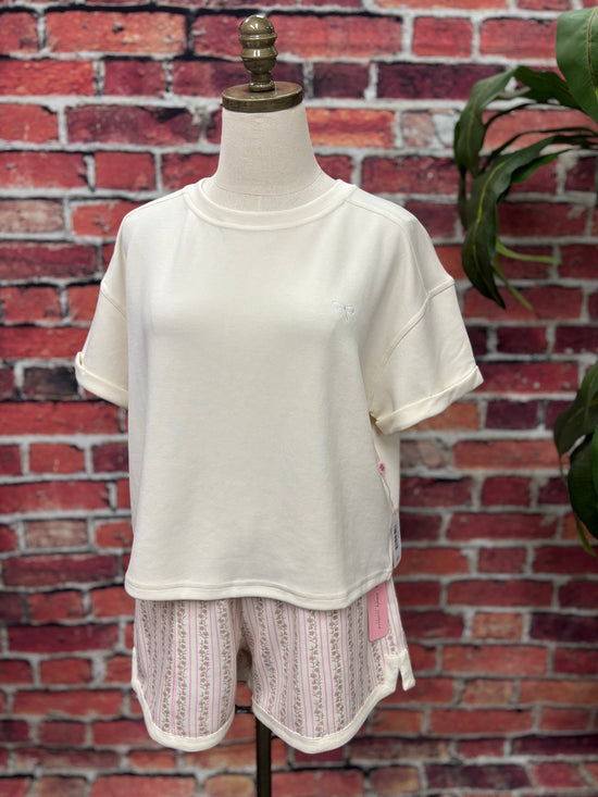 Soft Knit Bow Tee
