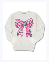 Load image into Gallery viewer, Pink Camo Bow Sweatshirt
