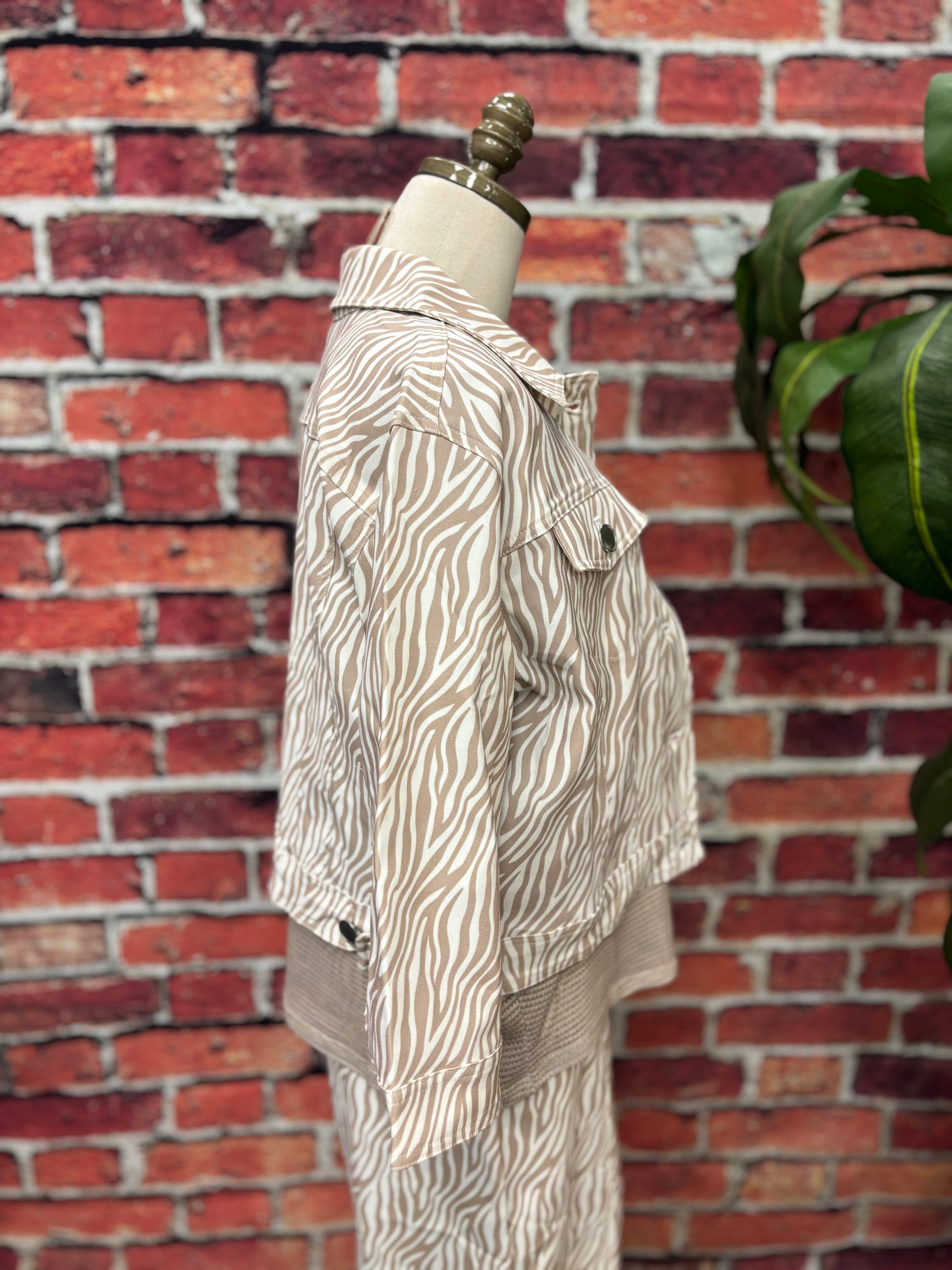 Savanna Breeze Zebra Jacket