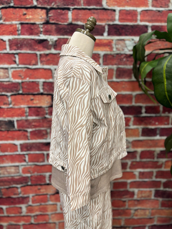 Savanna Breeze Zebra Jacket
