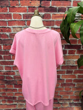 Load image into Gallery viewer, Sparkle Pink Lounge Top
