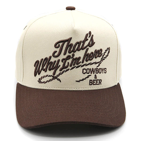 Puff Embroidered Trucker Hat