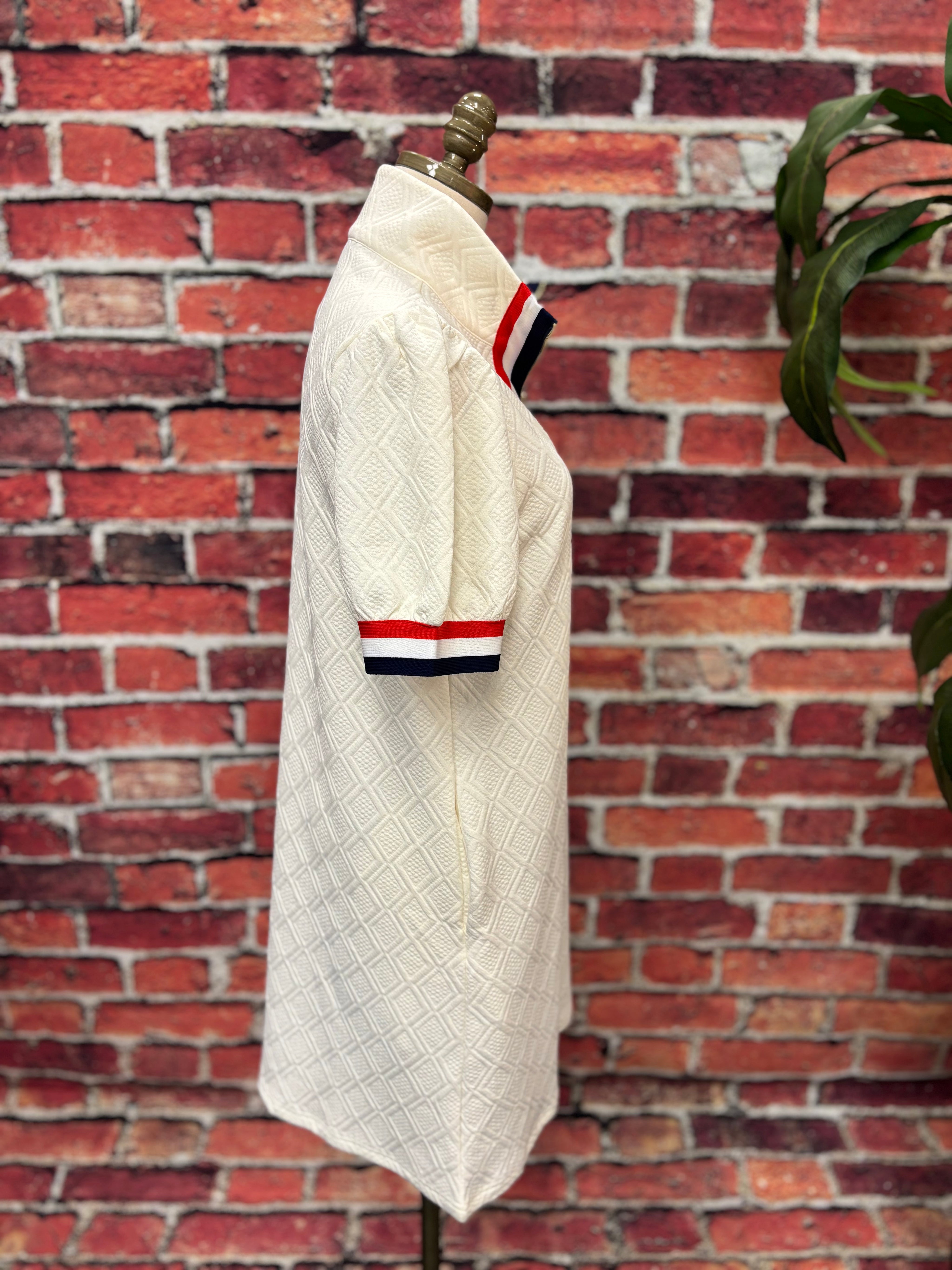 All-American Zip Collar Dress