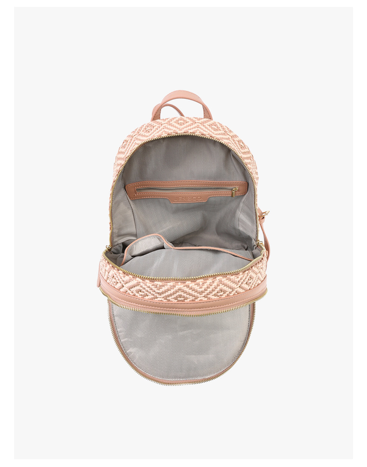 Zahava Woven Diamond Backpack