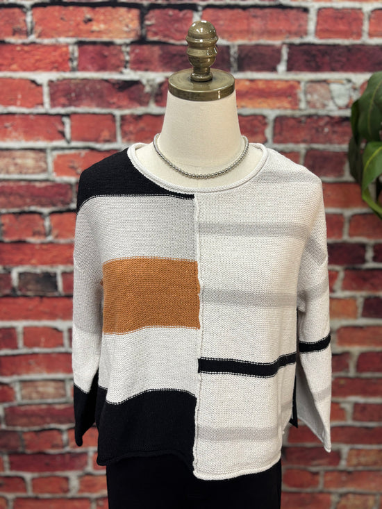 Modern Luxe Silk Blend Colorblock Knit *FINAL SALE*