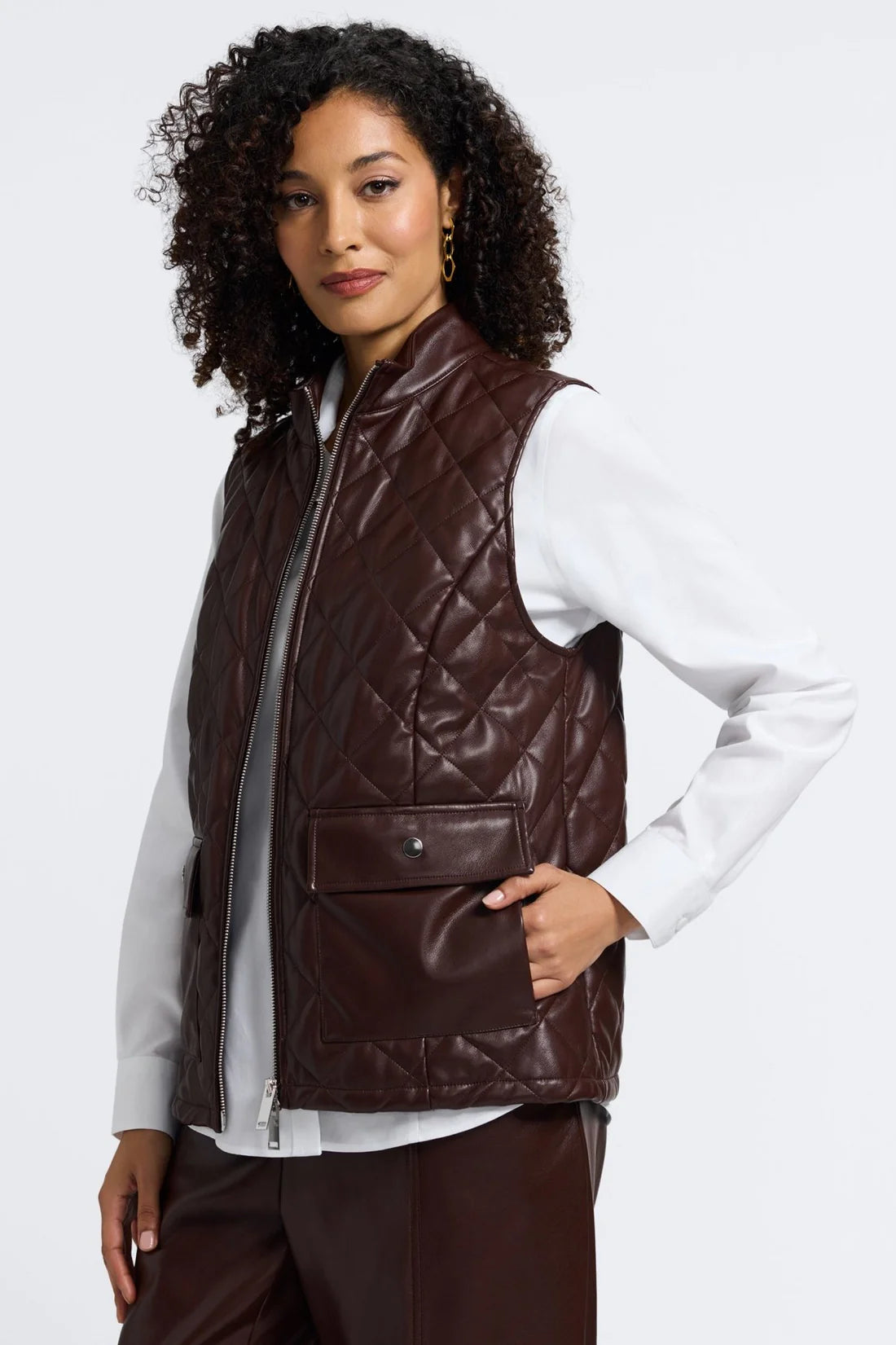 Billie Leather Vest *FINAL SALE*