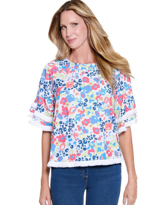 Blossom Breeze Fringe Top *FINAL SALE*