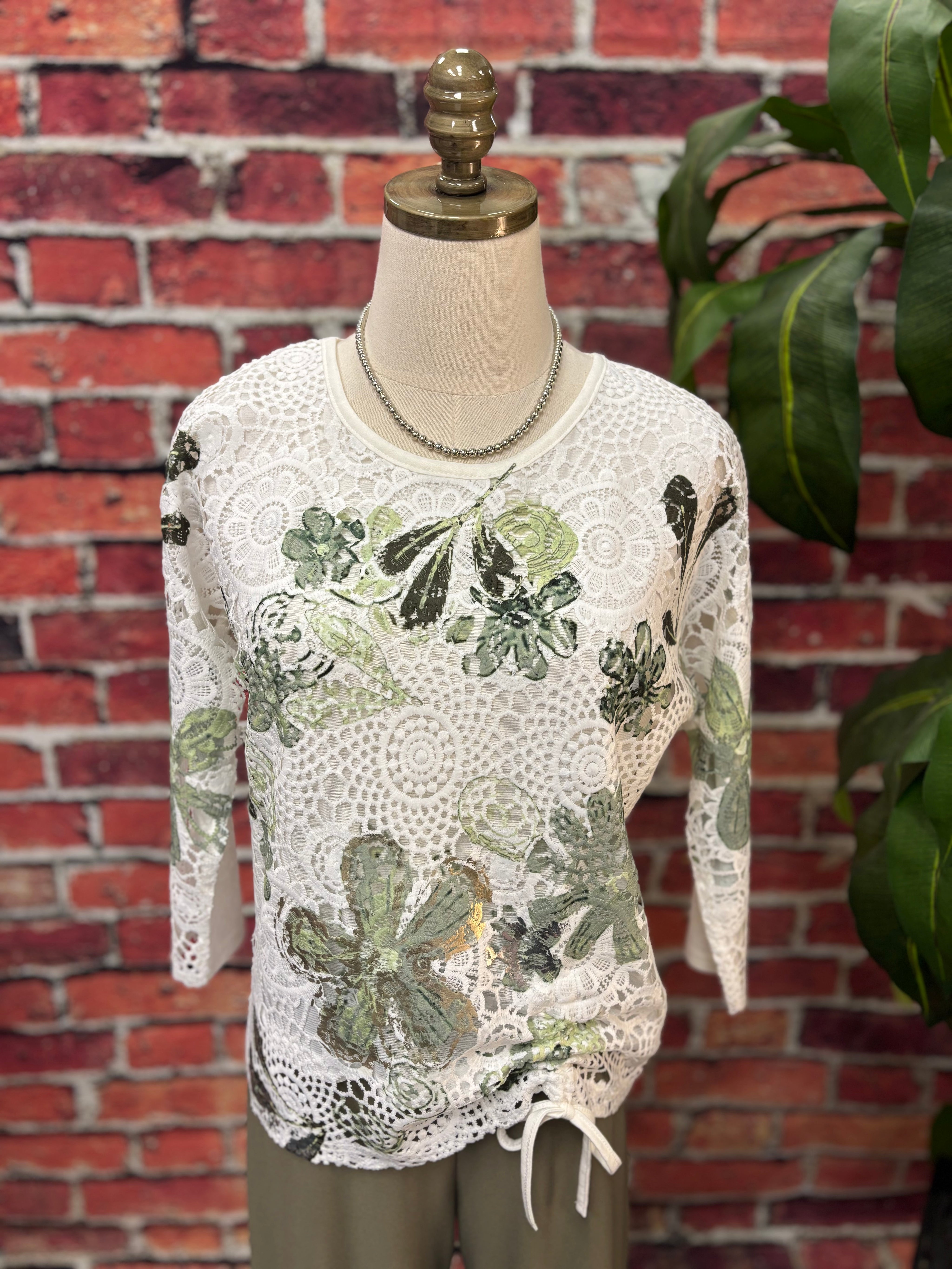 Drawstring Ruched Top
