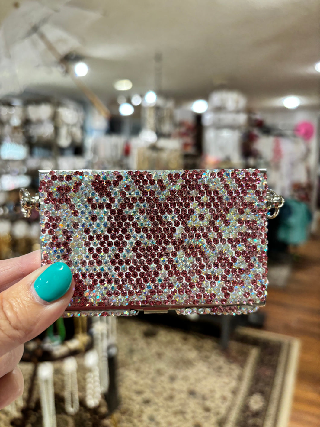 Bling Card Holder w/ Mirror