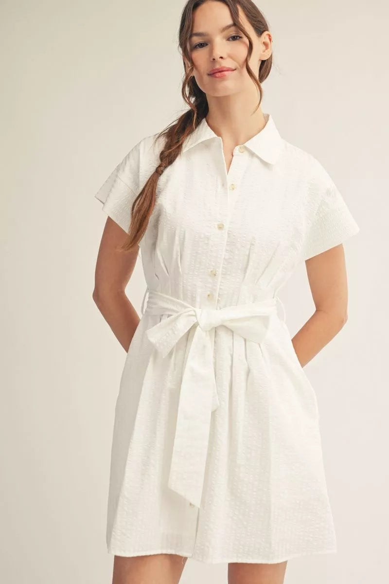 Winter White Dress
