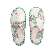 Load image into Gallery viewer, BLOCK PRINT SLIPPERS
