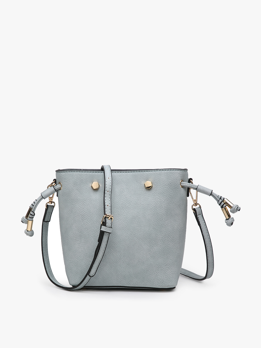 Rain Straw Woven Mini Bucket Bag