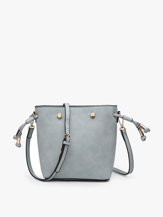 Rain Straw Woven Mini Bucket Bag