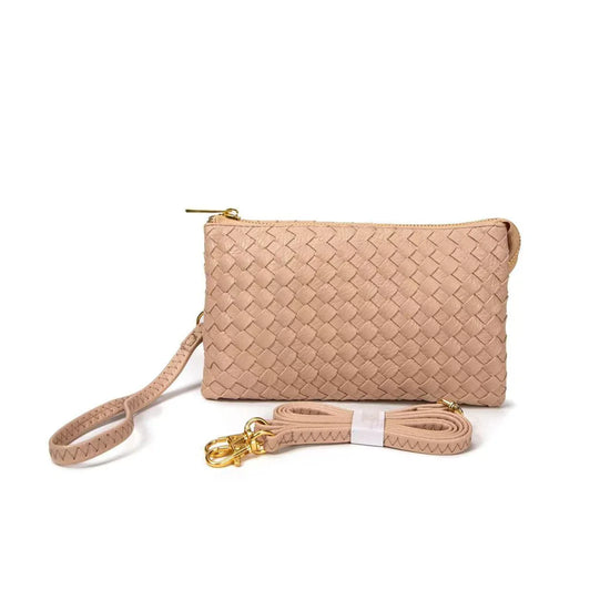 Kathy Woven 3 Compartment Handbag
