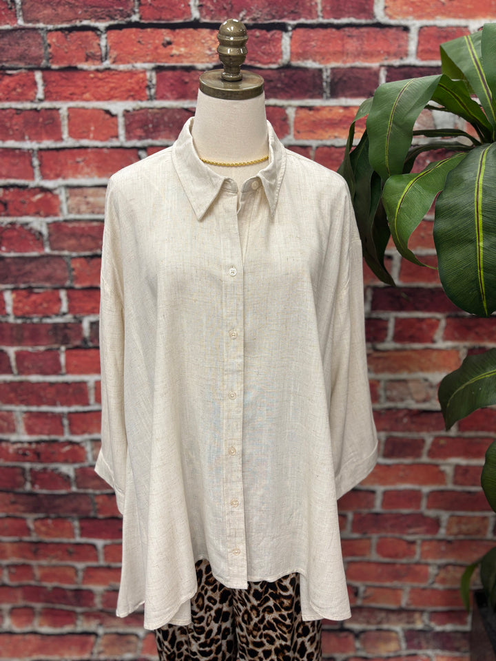 Natural Breeze Linen Blend Tunic
