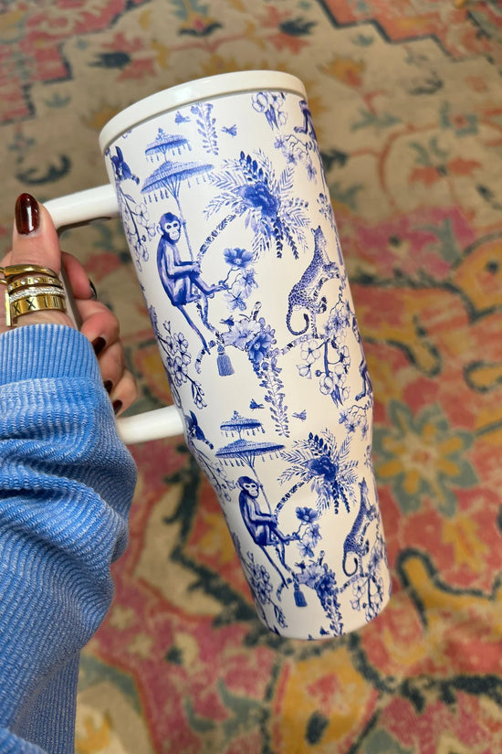 Blue Jungle Tumbler