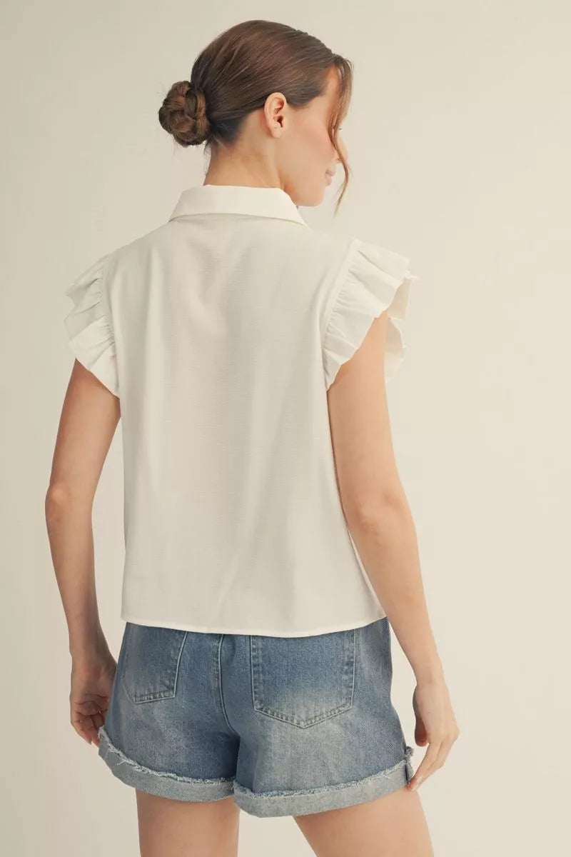 Roosevelt Ruffle Top