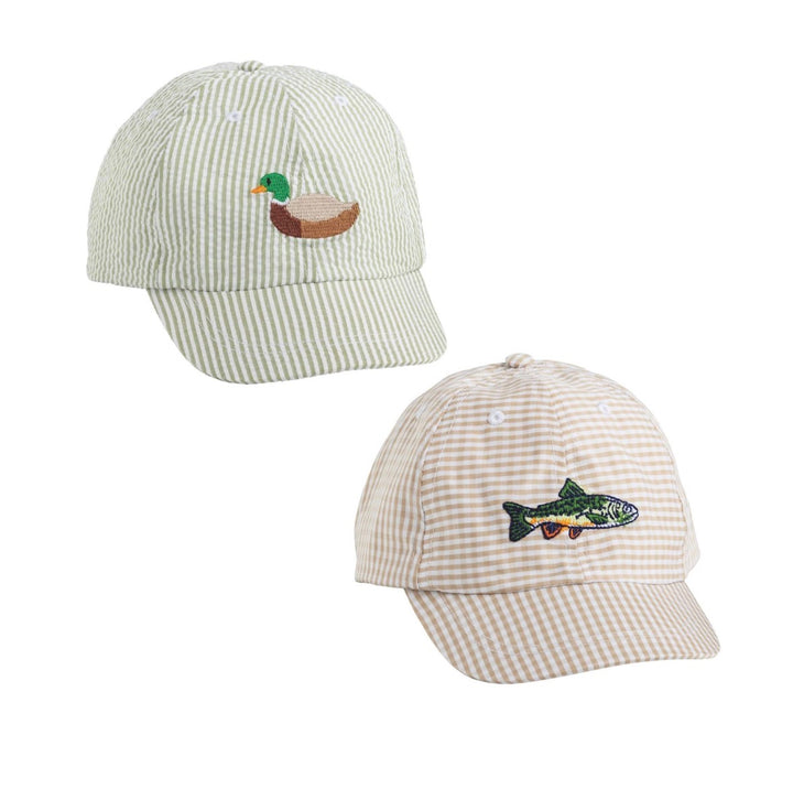 Mallard & Fish Embroidered Hats