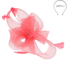 Load image into Gallery viewer, Southern Style Veiled Fascinator
