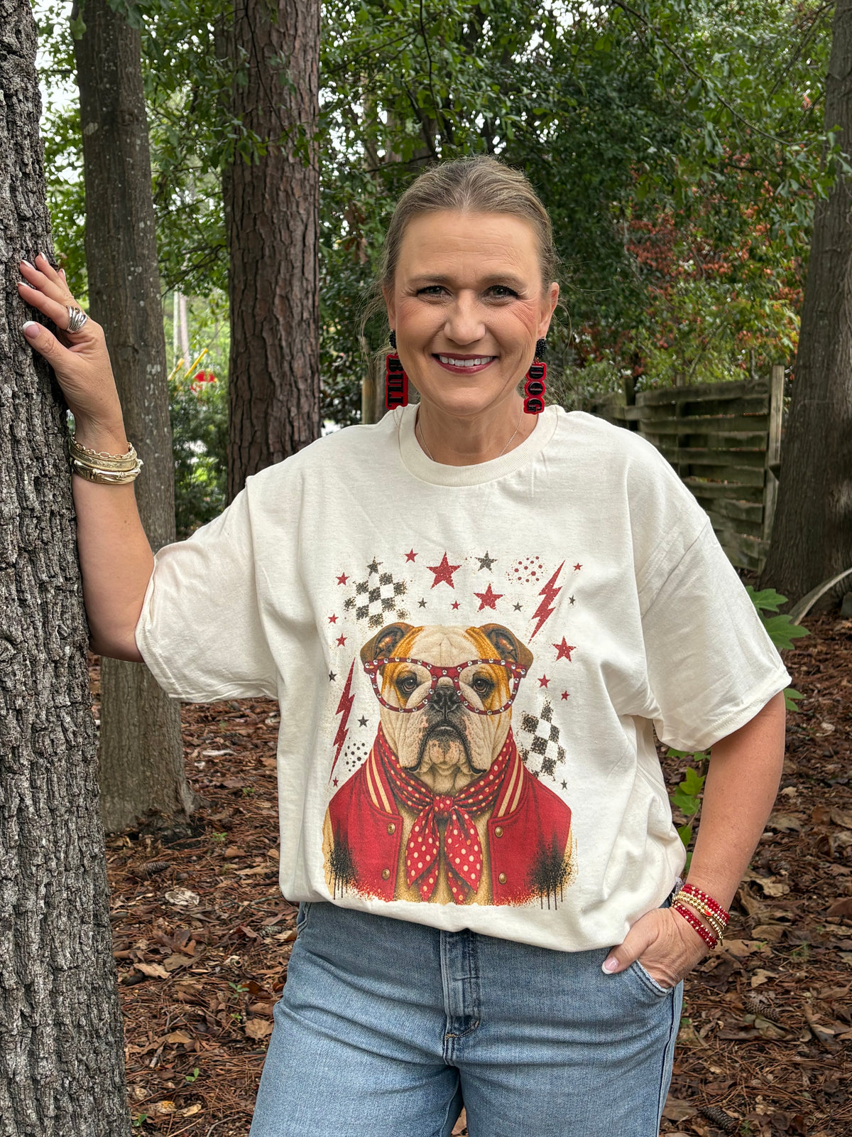 Game Day Rhinestone Animal Tee