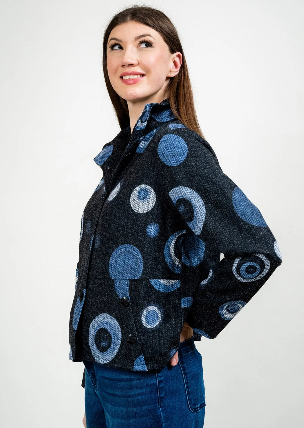 Wire Collar Dot Jacket