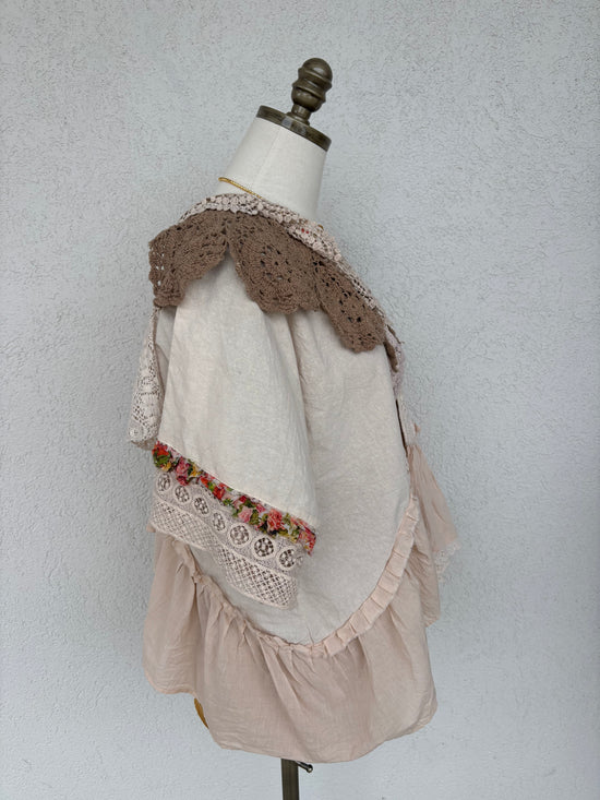 Lace Garden Patchwork Kimono Top