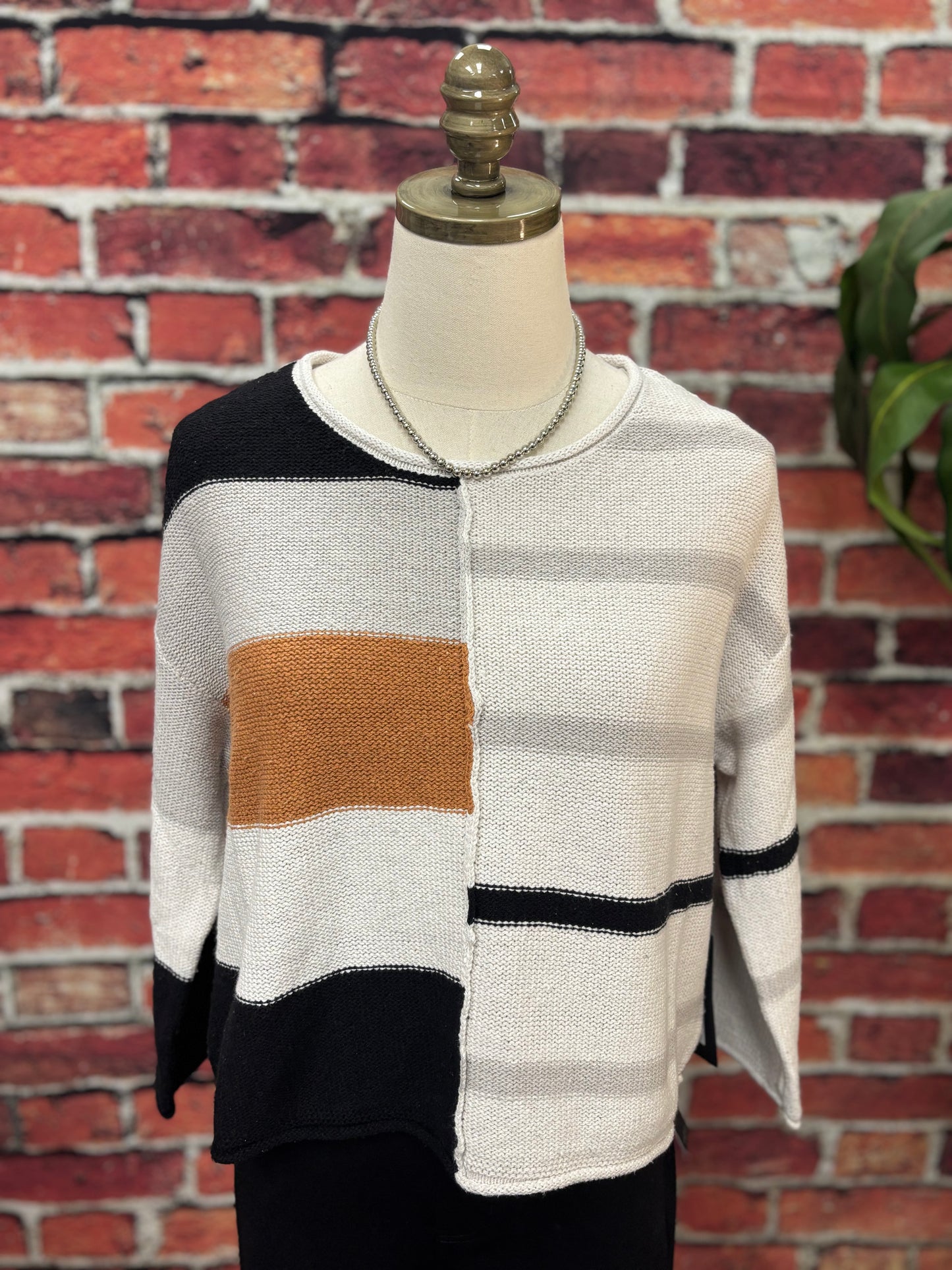 Modern Luxe Silk Blend Colorblock Knit *FINAL SALE*